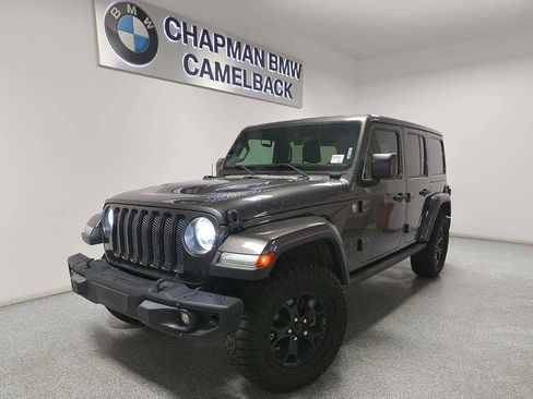 Used 2019 Jeep Wrangler Unlimited Sahara w/ Quick Order Package 24M Moab AWD/4WD image 1