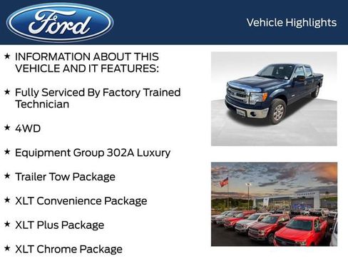 Used 2014 Ford F150 XLT w/ Equipment Group 302A Luxury AWD/4WD image 4