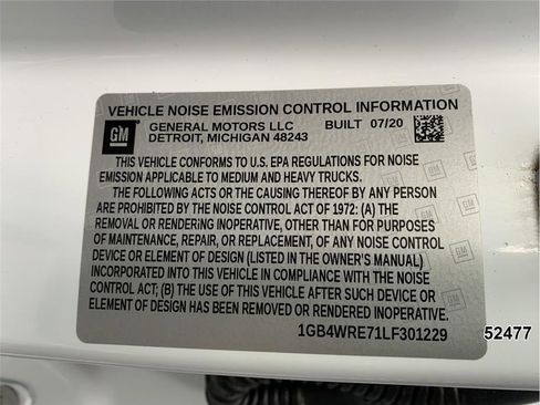 Used 2020 Chevrolet Silverado 3500 W/T w/ WT Fleet Convenience Package image 14