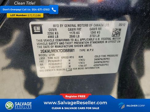 Used 2012 GMC Terrain SLE FWD image 17