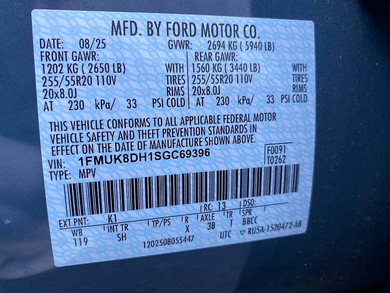 Used 2025 Ford Explorer Active w/ Active Comfort Package AWD/4WD image 61