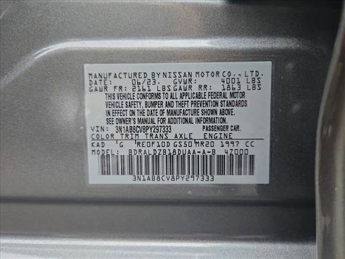 Used 2023 Nissan Sentra SV w/ All-Weather Package FWD image 23