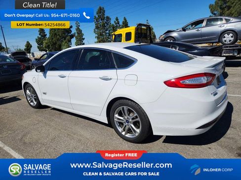 Used 2016 Ford Fusion Energi Titanium w/ Driver Assist Package FWD image 3