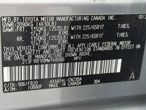 Used 2021 Toyota RAV4 LE AWD/4WD image 23