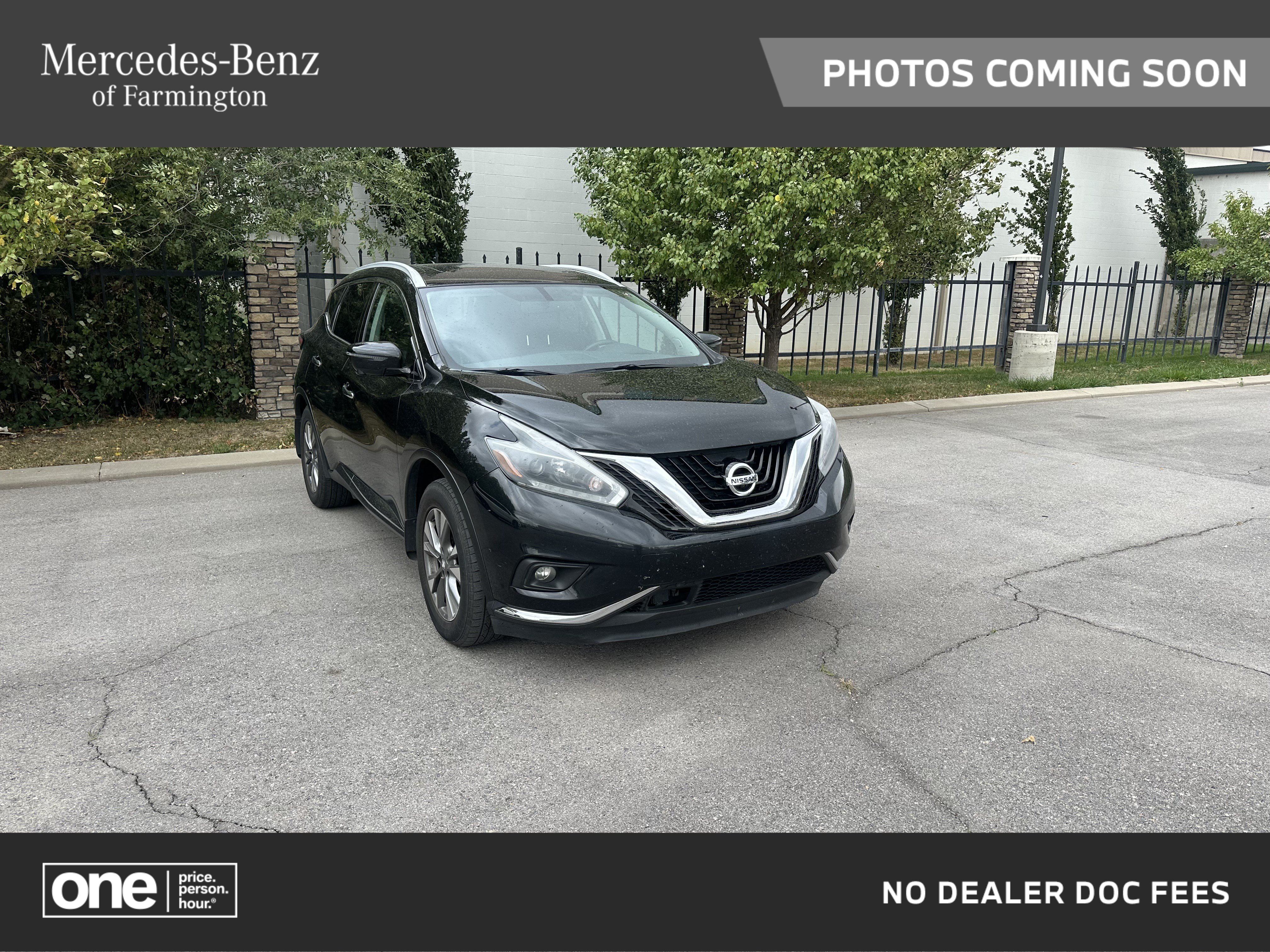 Used 2018 Nissan Murano SL w/ Moonroof Package AWD/4WD image 1
