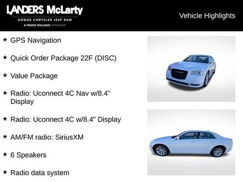 Used 2019 Chrysler 300 Touring L w/ Quick Order Package 22F image 5