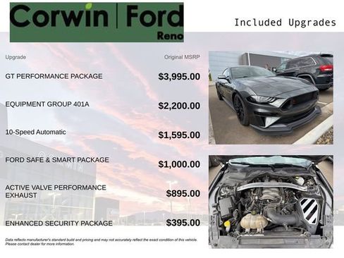 Used 2019 Ford Mustang GT Premium w/ GT Performance Package image 3