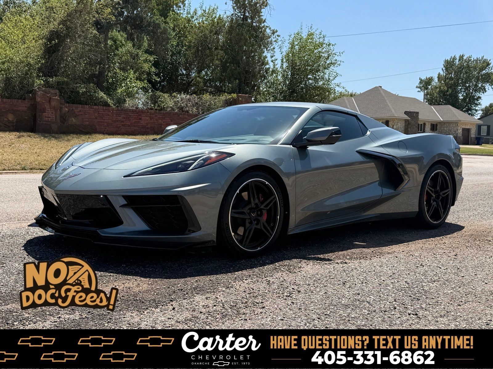 Used 2022 Chevrolet Corvette Stingray Preferred Conv w/ Chrome Exterior Badge Package RWD image 6