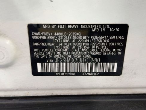 Used 2011 Subaru Forester 2.5X Premium image 19