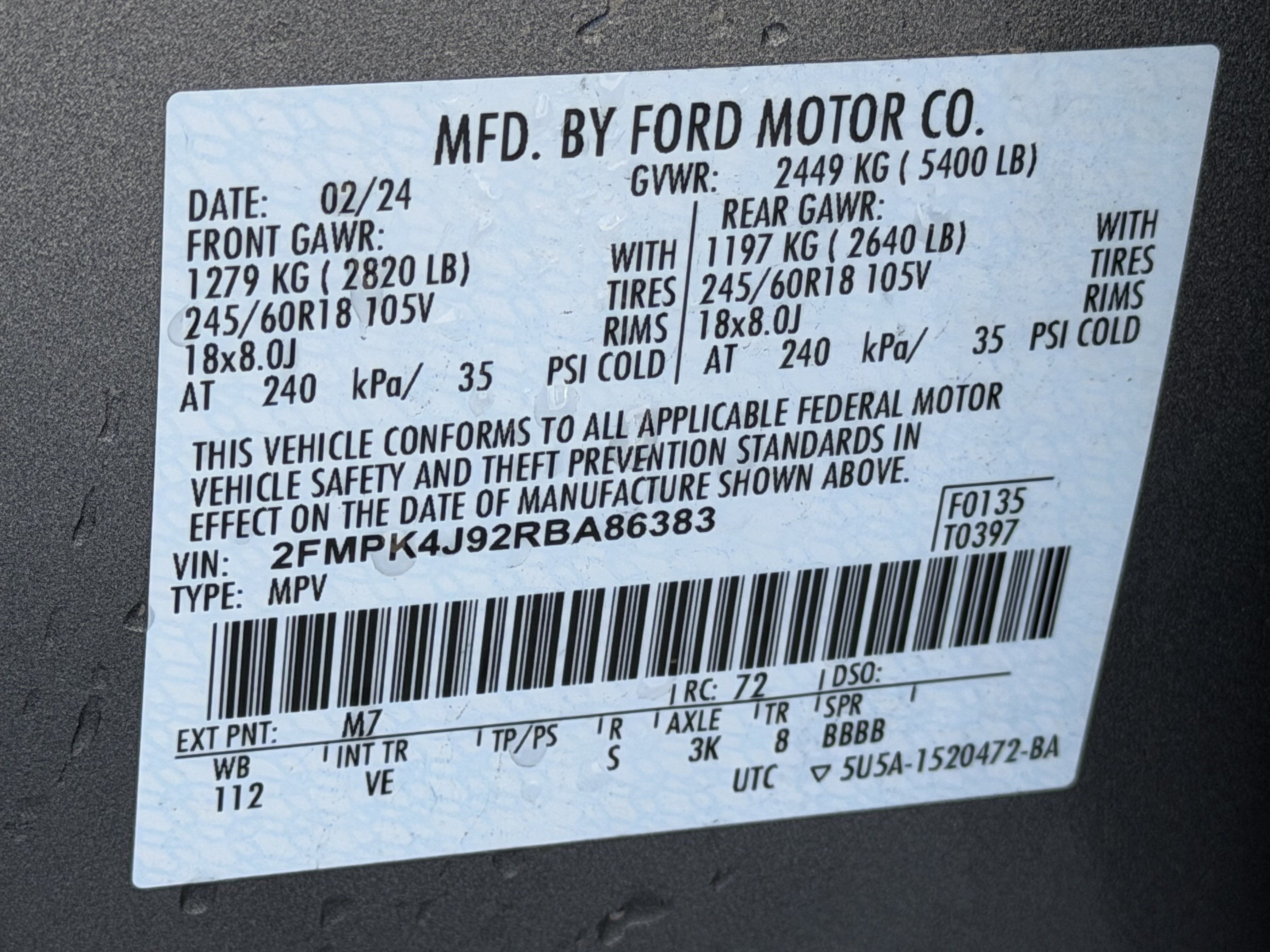 Used 2024 Ford Edge SEL AWD/4WD image 13