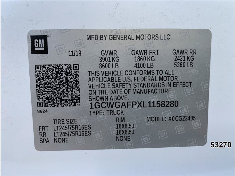 Used 2020 Chevrolet Express 2500 RWD image 17