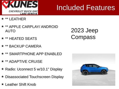 Used 2023 Jeep Compass Trailhawk image 2