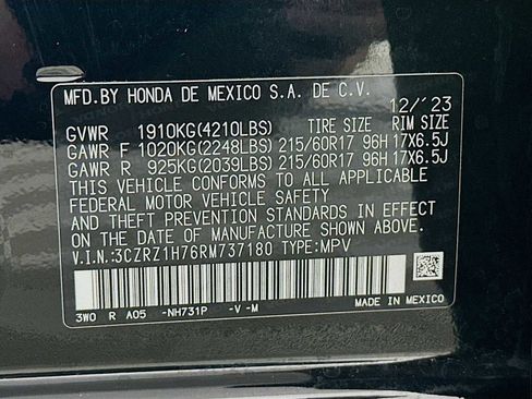 Used 2024 Honda HR-V EX-L image 29