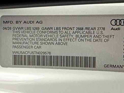 Used 2026 Audi A5 2.0T Premium Plus w/ Premium Plus Package AWD/4WD image 34