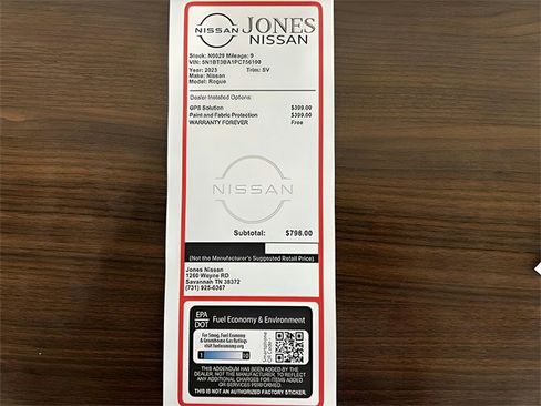 Used 2023 Nissan Rogue SV w/ SV Premium Package image 47