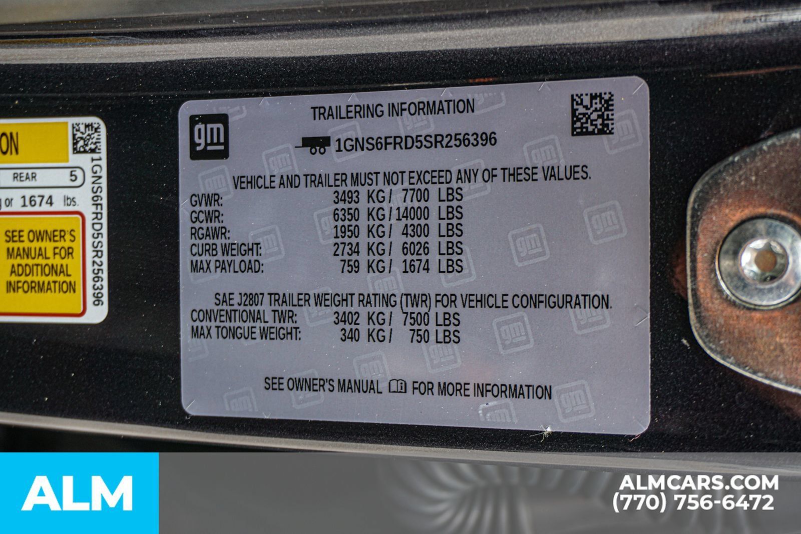 Used 2025 Chevrolet Suburban Premier AWD/4WD image 65