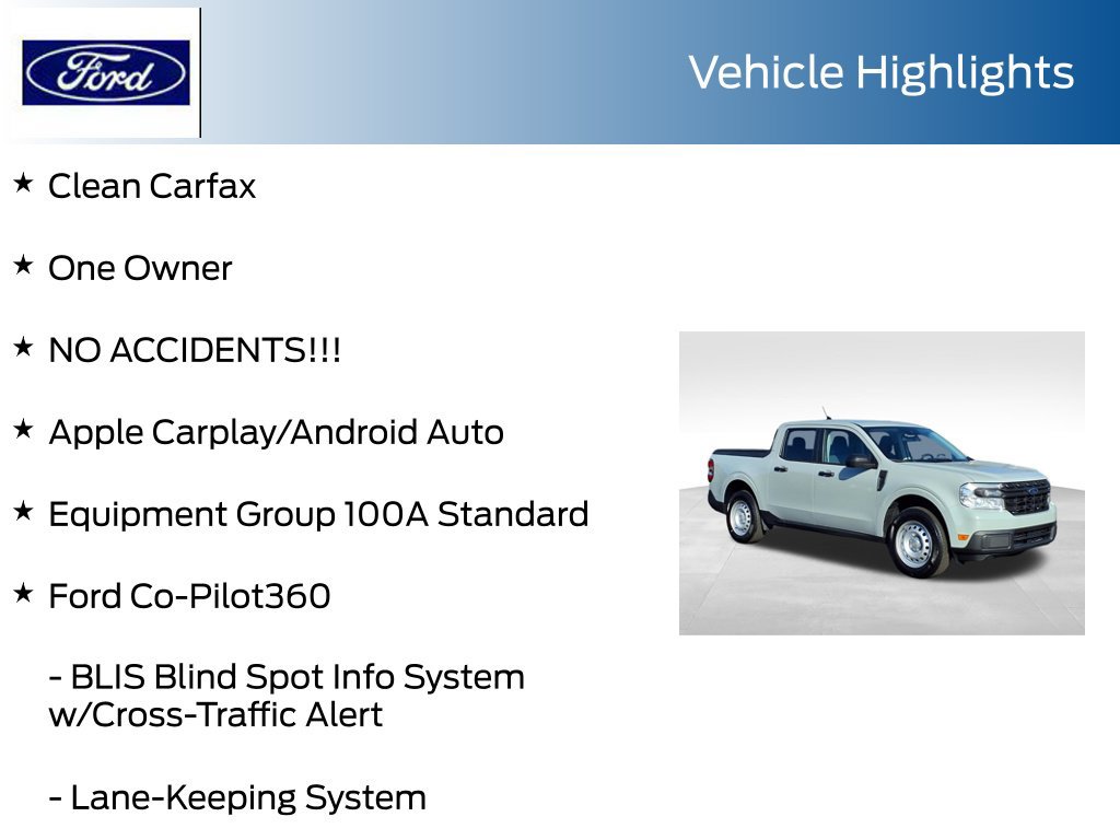 Certified 2024 Ford Maverick XL w/ Equipment Group 100A Standard AWD/4WD image 14