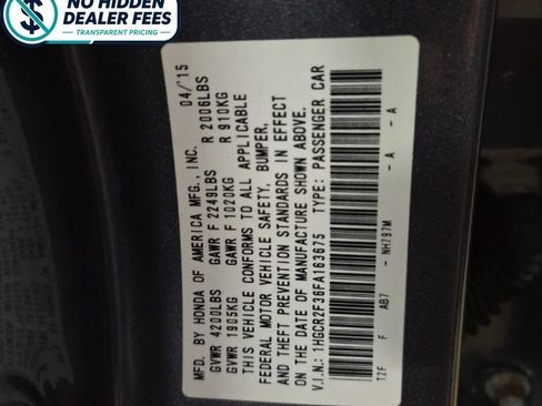 Used 2015 Honda Accord LX image 26