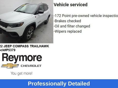 Used 2022 Jeep Compass Trailhawk w/ Trailhawk Elite Group AWD/4WD image 58