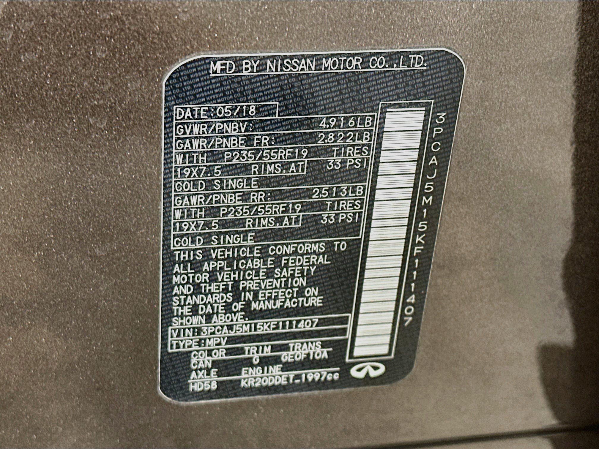 Used 2019 INFINITI QX50 Luxe FWD image 12