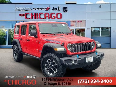 Certified 2025 Jeep Wrangler Unlimited Rubicon 4xe w/ Convenience Group AWD/4WD image 1