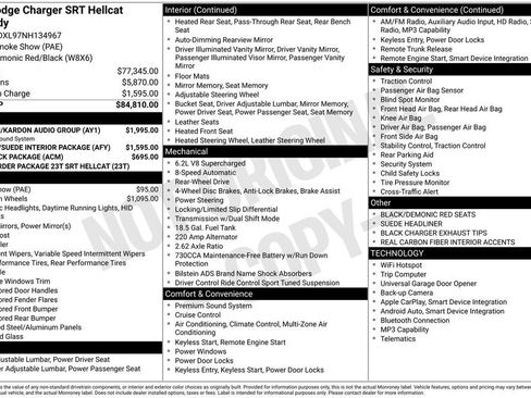 Used 2022 Dodge Charger SRT Hellcat w/ Harman/Kardon Audio Group image 6