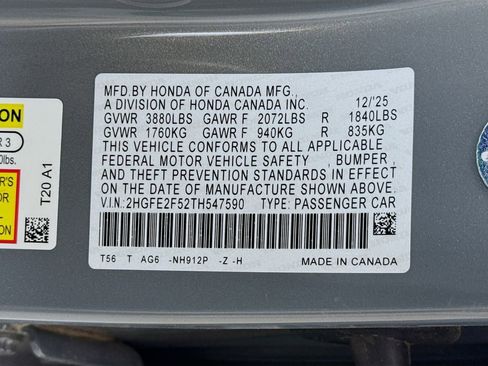 New 2026 Honda Civic Sport image 29