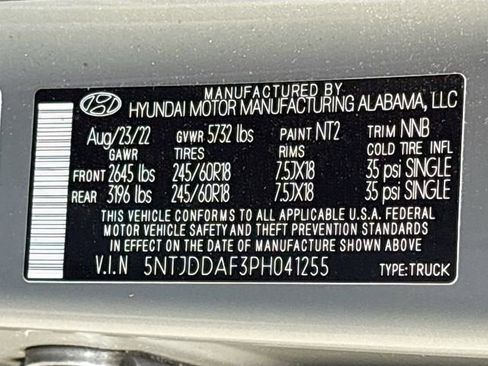 Certified 2023 Hyundai Santa Cruz SEL Premium w/ Cargo Package image 34