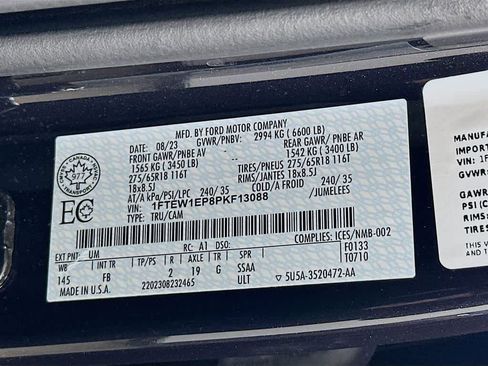 Certified 2023 Ford F150 XLT w/ Equipment Group 302A High image 23