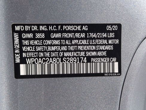 Certified 2020 Porsche 718 Cayman GT4 image 27