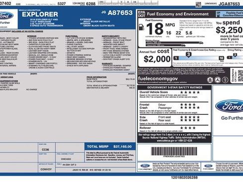 Certified 2018 Ford Explorer XLT AWD/4WD image 4