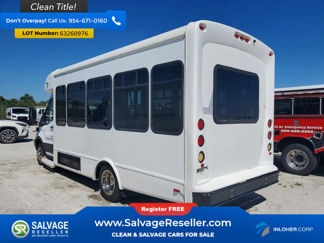 Used 2019 Ford Transit 350 156 DRW w/ Shuttle Bus Prep Package RWD image 3