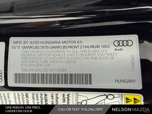 Used 2013 Audi TT 2.0T Prestige AWD/4WD image 51