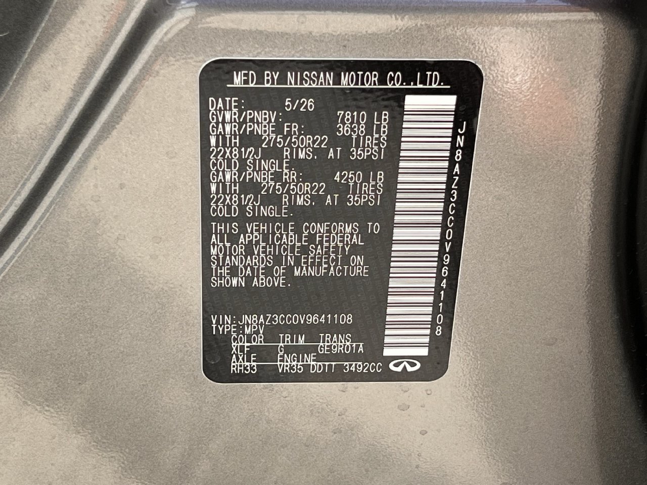 New 2027 INFINITI QX80 Autograph AWD/4WD image 29