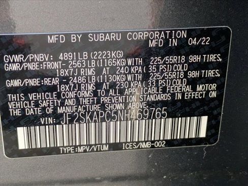 Used 2022 Subaru Forester Limited w/ Popular Package #2 image 25