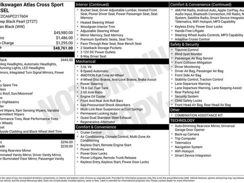 Certified 2023 Volkswagen Atlas Cross Sport SEL AWD/4WD image 40