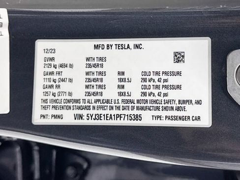 Used 2023 Tesla Model 3 Standard Range RWD image 39