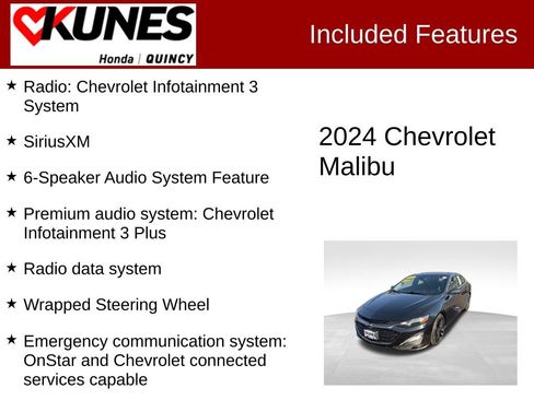 Used 2024 Chevrolet Malibu LT w/ Midnight Edition FWD image 2