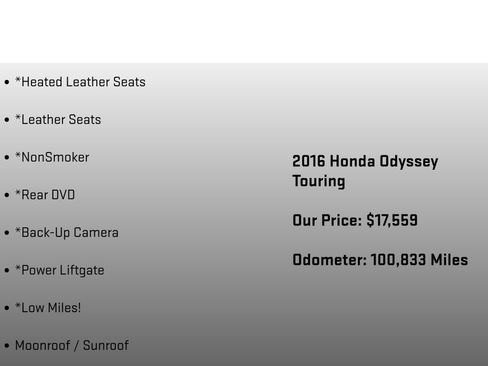 Used 2016 Honda Odyssey Touring Elite image 6