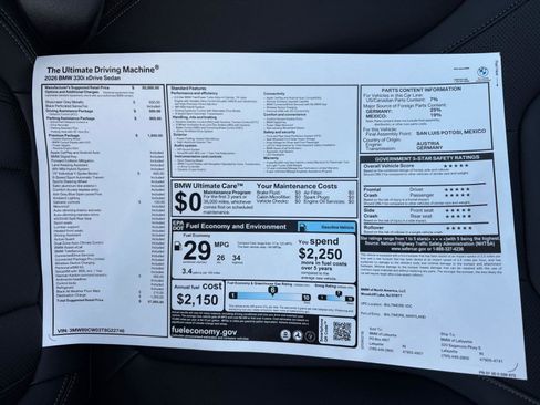 New 2026 BMW 330i xDrive Sedan w/ Premium Package image 30