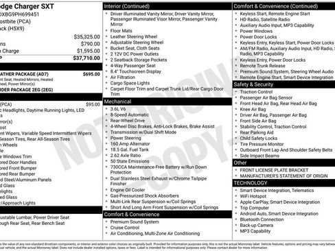 Used 2023 Dodge Charger SXT w/ Cold Weather Package RWD image 3