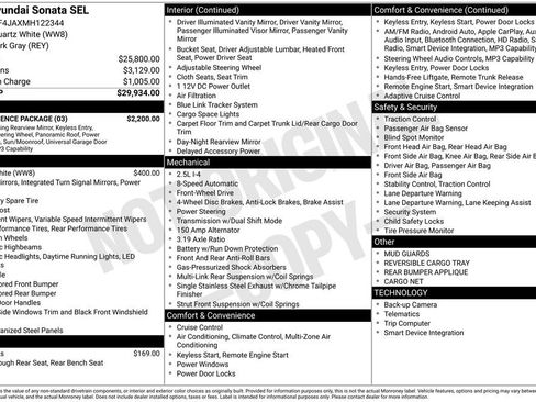 Used 2021 Hyundai Sonata SEL w/ Convenience Package FWD image 5