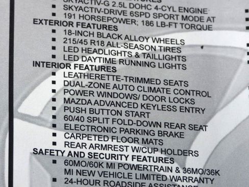 Used 2024 MAZDA MAZDA3 s FWD image 82
