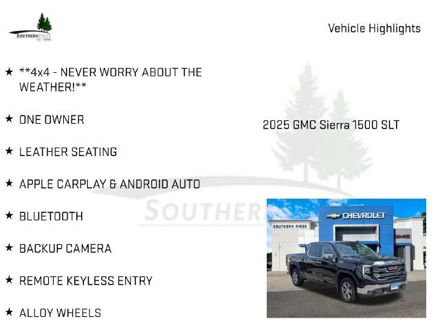 Certified 2025 GMC Sierra 1500 SLT AWD/4WD image 8