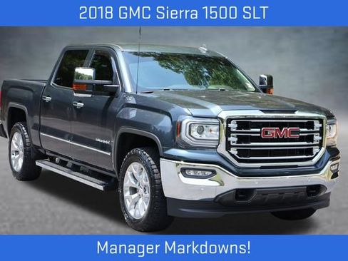 Used 2018 GMC Sierra 1500 SLT w/ SLT Premium Package AWD/4WD image 1