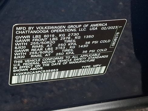 Used 2023 Volkswagen Atlas SE w/ Panoramic Sunroof Package AWD/4WD image 30
