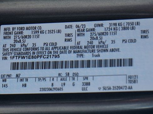 Used 2023 Ford F150 Lariat w/ Equipment Group 502A High AWD/4WD image 54