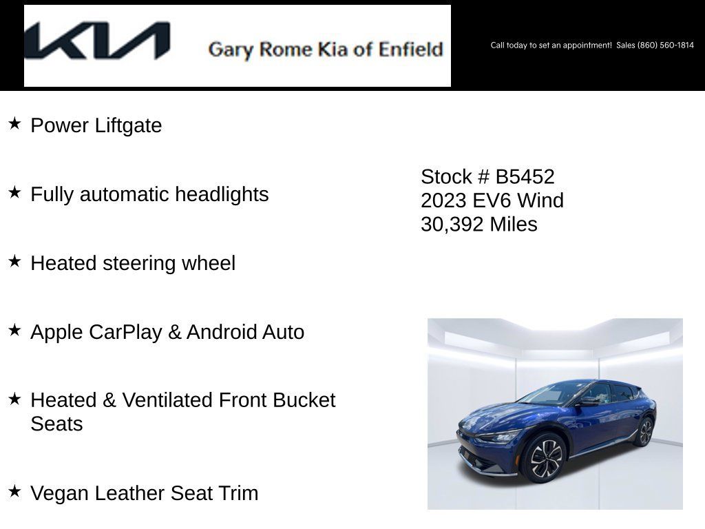 Certified 2023 Kia EV6 Wind AWD/4WD image 21