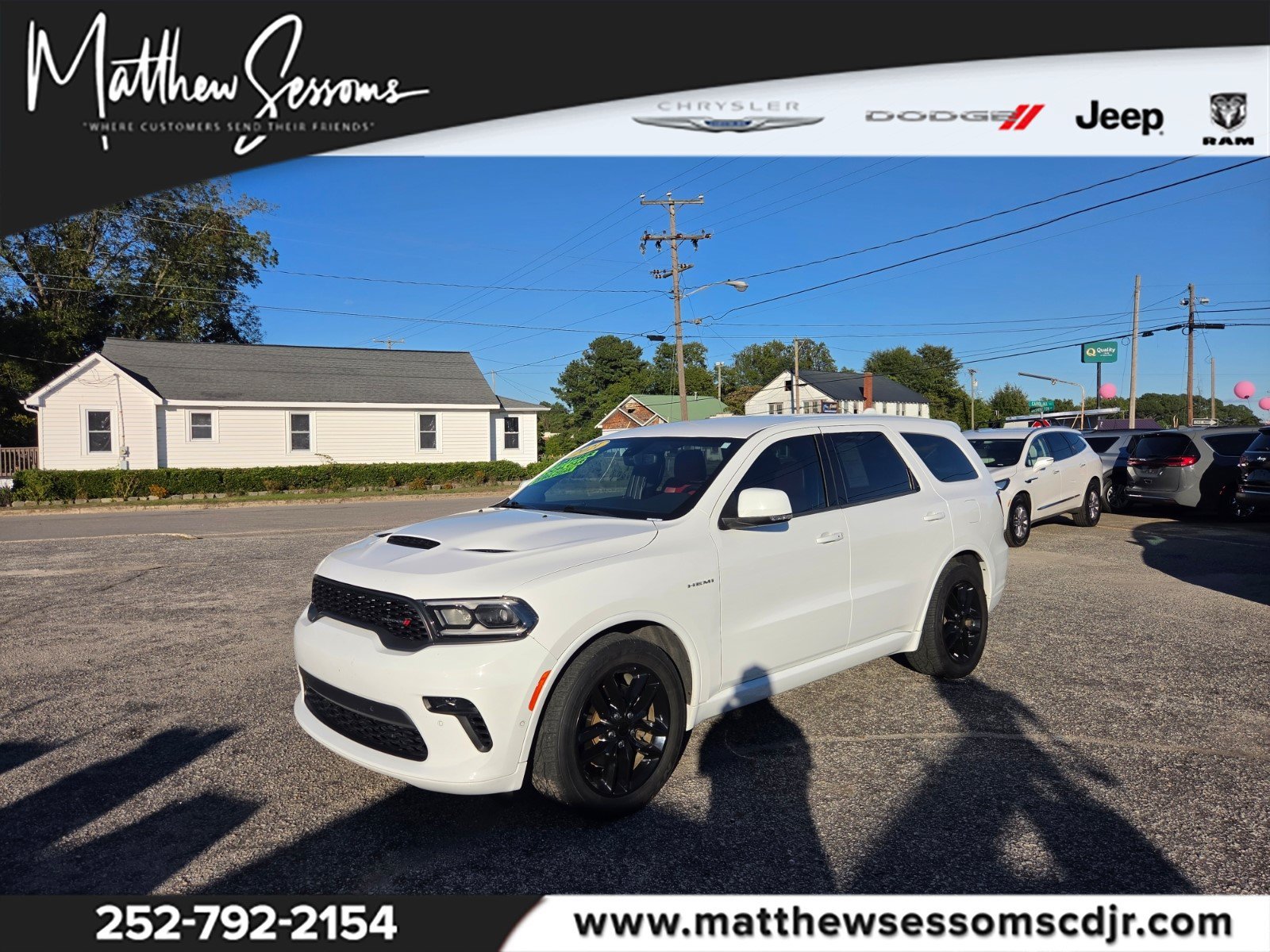 Used 2021 Dodge Durango R/T w/ Trailer Tow Group IV RWD image 1