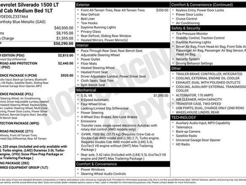 Certified 2020 Chevrolet Silverado 1500 LT w/ All-Star Edition AWD/4WD image 4